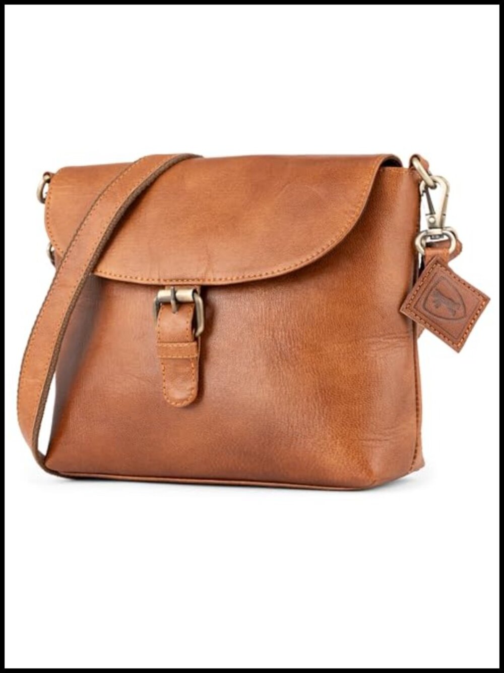 Vintage Genuine Leather Shoulder Bag Small Crossbody Purse